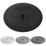 Silikon kauçuktan gider tıkacı, 4 adet gider tapası, silikon, evrensel tıpa, lavabo ve lavabo için, silikon küvet tapası, 15 cm, kaymaz silikon gider süzgeci, mutfak, banyo için mükemmel