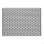 Silikon Kaydırmaz Lavabo Paspası, Gri, 33x28 cm, Delikli Tasarım, Mutfak ve Banyo için Su Geçiren Tezgah Koruyucu Mat