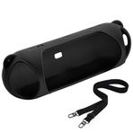 Silikon kılıf, taşıma çantası, Beats Pill için askılı çanta, kablosuz Bluetooth hoparlör (siyah)
