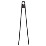 Silikon Kızartma Maşası, 1 Adet, Silikon, 29 cm, Siyah, BPA Free