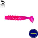 Silikon Kurt Yem - 1,5g 45MM - Fishack - 10 Adet - Uv Silikon - Pembe - Karides Kokulu - Renkli