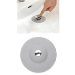 Silikon Lavabo Süzgeci Kilitli Küvet Tıkacı