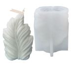 Silikon Mum 3D Geometrik Büyük Boy Yaprak Sabun Beton Ve Taş Tozu Kalıbı
