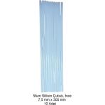 Silikon Mum Çubuk, Ince 7,5 x 300 mm (10 Adet) - İnce