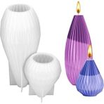 Silikon Mum Kalıpları Dıy 3D Geometrik Armut Şişe Şekilli Kalıp 2 Adet (Yurt Dışından) - Hobby