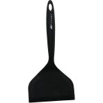 Silikon - Siyah Jumbo - Geniş Ağız Spatula 25.5cm -- Ağız: 12CM