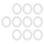 Silikon Sızdırmazlık Halkası, Isıya Dayanıklı Yağ Salonu Contası, Su Isıtıcıları İçin 10 PCS