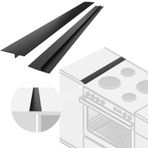 Silikon Soba Sayacı Boşluk Kapağı, 2'li Paket 25 "Isıya Dayanıklı Mutfak Ocağı Sayacı Silikon Boşluk Dolgu Kapağı Contaları Sayaç Ocağı Fırın Yıkama Kurutma Makinesi ve Çamaşır Makinesi Arasında