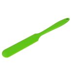 Silikon Spatula, Samfox Cake Cream Scraper silikon tereyağı spatulası, karıştırma hamur kazıyıcı, kaşık fırça, mutfak pişirme aleti (yeşil)