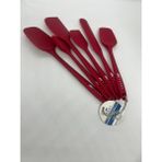 Silikon Spatula Seti - Kırmızı