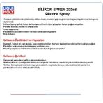Silikon Sprey 300ML Silicone Spray