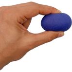 Silikon Stres Topu El Egzersizi EL kasları ve Fizik Tedavisi Topu FC-050 - Mavi