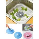 Silikon Süzgeçli Lavabo Banyo Tıkacı Evye Küvet Gider Tıpası - Seçenek 1 - Altın