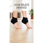 Silikon Tabanlı 2'Li Ortopedik Çorap Seti Topuk Dikeni Ve Nasır Destekli