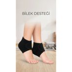 Silikon Tabanlı Ortopedik Topuk Dikeni Destek Çorap Seti 2'li BX-8QBZPTBUVD69Z