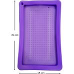 Silikon Tablet Kılıfı 15 Inc (24X15CM) Samsung Apple iPad Huvai Galaxy Tab - Mor