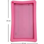Silikon Tablet Kılıfı 15 Inc (24X15CM) Samsung Apple iPad Huvai Galaxy Tab - Pembe