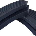 Silikon Tencere Tava Tutacağı Yanmaz Yapışmaz Tutamaç Set 9 X 4 Cm Siyah ( 1 Set 2 Adetten Oluşur)