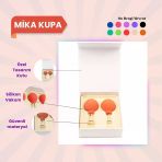 Silikon Vakumlu Mika Yüz Masaj Kupası 2'li Set Turuncu