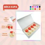 Silikon Vakumlu Mika Yüz Masaj Kupası 4'lü Set Turuncu
