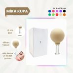 Silikon Vakumlu Mika Yüz Masaj Kupası No:1 Bej