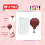 Silikon Vakumlu Mika Yüz Masaj Kupası No:1 Kırmızı