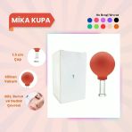 Silikon Vakumlu Mika Yüz Masaj Kupası No:1 Turuncu