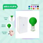 Silikon Vakumlu Mika Yüz Masaj Kupası No:3 Açık Yeşil
