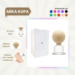 Silikon Vakumlu Mika Yüz Masaj Kupası No:4 Bej