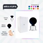 Silikon Vakumlu Mika Yüz Masaj Kupası No:4 Siyah