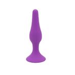 Silikon Vantuzlu L Model 12.5 cm Uzunluğunda Mor Anal Plug Tıkaç