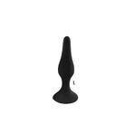 Silikon Vantuzlu L Model 12.5 cm Uzunluğunda Siyah Anal Plug Tıkaç