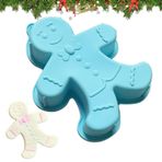Silikon Zencefilli Kurabiye Adam Pişirme Tepsisi, Yapışmaz Zencefilli Kurabiye Adam Pasta Kalıbı, Noel Zencefilli Kurabiye Adam Kek Tavası, Kek, Sabun, Jöle, Kurabiye için Yapışmaz Pasta Kalıbı Bakewa