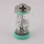 Silikonlu Bitki Çayı Demliği & Demleme & French Press Yeşil