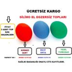 Silimo 3 Lü Set El Bilek Parmak Güçlendirme Egzersiz Topu Parmak Güçlendirme Felçli Siinir Sıkışması