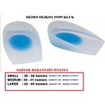 Silimo Tam Ortopedik Anatomik Silikon Ayakkabı Topukluk Tabanlık Small 36- 38 Numara