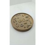 Silindir Model Süet Kumaş 20/20 Cm Batırmalı Sütlü Kahve Küpe-Piercing Tablası
