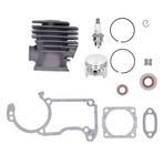 Silindir Piston Kiti Yüksek Kaliteli Alüminyum Alaşımlı Alaşımlı Aşınma Dayanıklı Motor Silindir Kiti MS240 024 024AV TESTİSİ 42mm Piston Çapı 565G Ağırlık