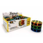 Silindir Zeka Küpü - Karbon Fiber Görünümlü Eğri Yüzeyli Akıl Oyunu Liv813