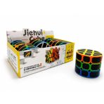 Silindir Zeka Küpü - Karbon Fiber Görünümlü Eğri Yüzeyli Akıl Oyunu LOV696613