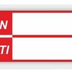 Silinebilir Pvc Kaplamalı Etiketi Raf Önü Fiyat Etiketi 30'li Paket