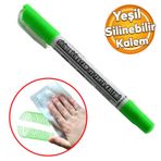Silinebilir Tebesir Isaretleyici Mercure Yesil Kalem Metal Plastik Cam Ahsap Yuzey Yagli Boya Uc