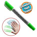 Silinebilir Tebesir Isaretleyici Yesil Kalem Metal Plastik Tahta Cam Ahsap Yuzey Yagli Boya Uc