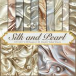 Silk and Pearl Scrapbook Paper Craft Pad: 20 Luxury Designs, 20 Double-Side Sheets Printed on 8.5"x8.5" Size Paper With Premium Color. Perfect for ... Collage, Cardstock, Gift Wrapping and More!