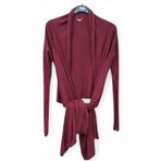 SİLK ANDCASHMERE S- M- L UYUMLU BORDO TRİKO ASİMETRİK ŞAL HIRKA Bordo M