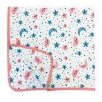 Silk & Blue Pembe 80x80 cm Penye Bebek Battaniyesi