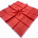 Silk Home 11393-98 Nar Çiçeği Monogram Desenli Tivil İpek Eşarp
