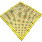 Silk Home 11424-125 Tivil Sarı Karma Desen İpek Eşarp