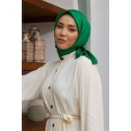 Silk Home Düz Renk Twill Eşarp - Benetton - 90 x 90 cm