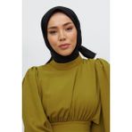 Silk Home Düz Renk Twill Eşarp - Siyah - 90 x 90 cm